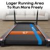 Folding Treadmill Electric Running Machine 2.5HP Motor 300LBS Weight Capacity Walking Jogging Machine with 3 Level Incline 12 Preset Programs for Home